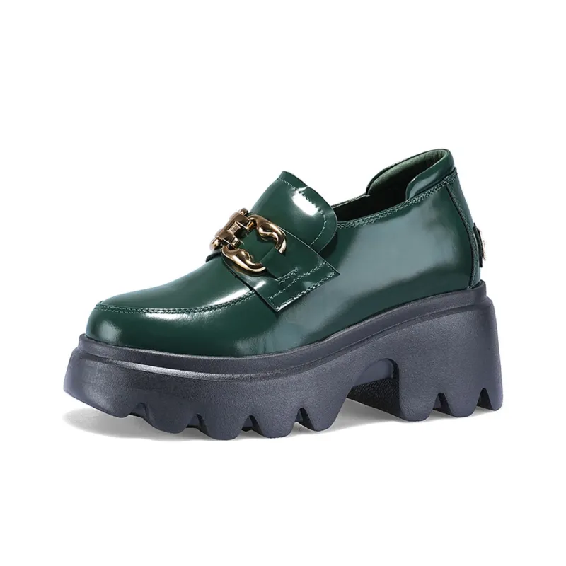 IiJin High Heels Women's Dark Green-1