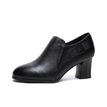 Mulinsen Chunky Heel High Heels 6.3cm Women's
