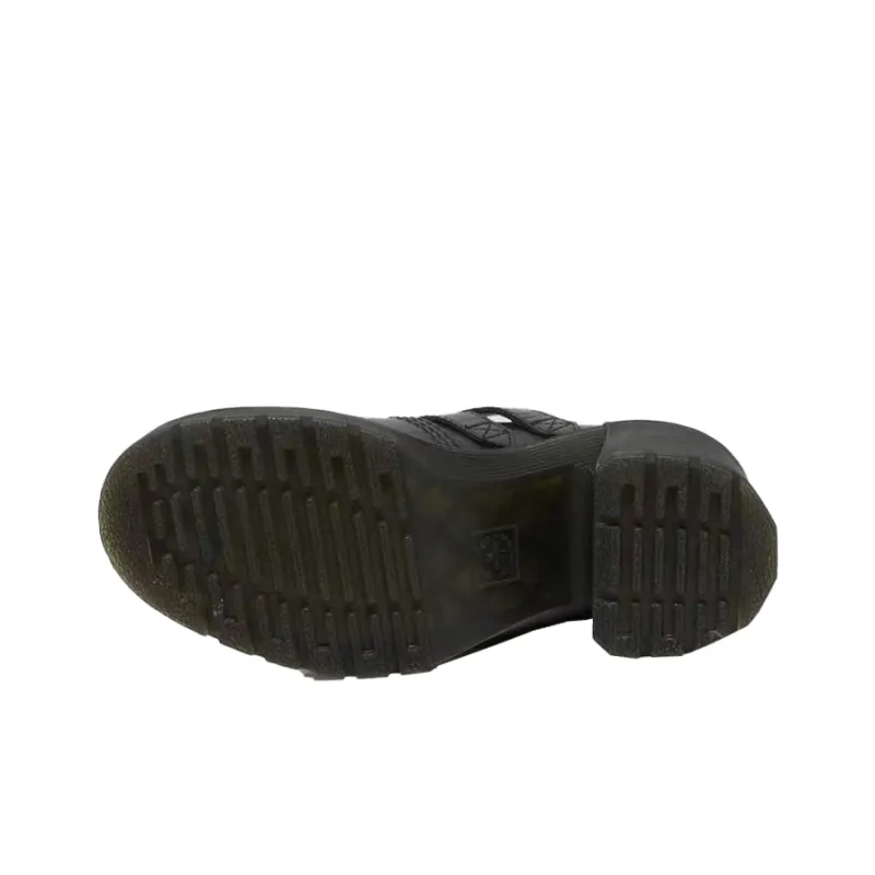 Dr.Martens Eviee Sendal Leather Heeled Shoes 'Black' Women's-5
