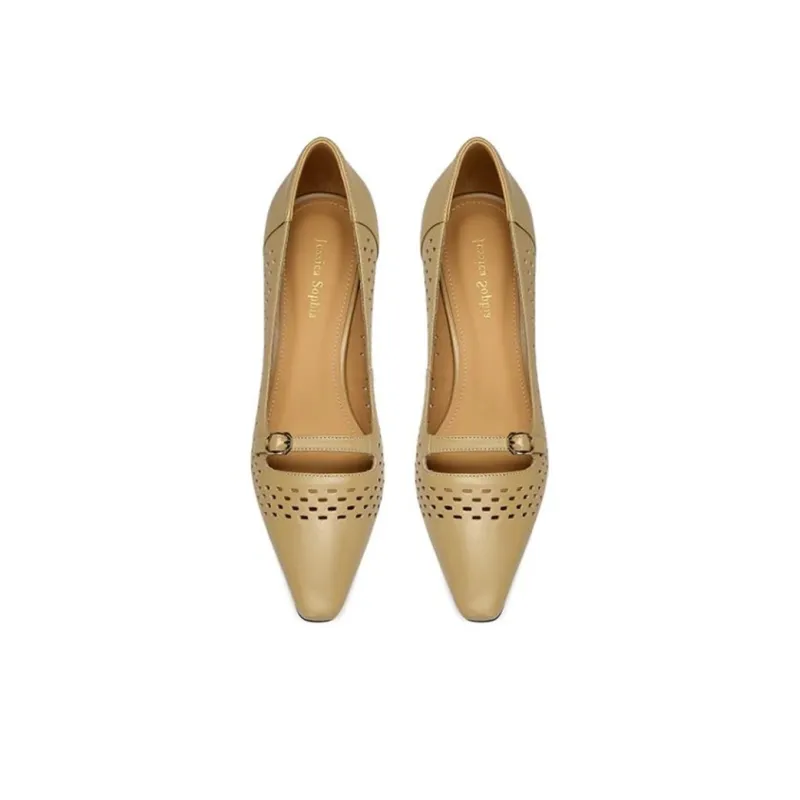 JESSICA SOPHIA Chunky Heel High Heels 4.5cm Women's-8