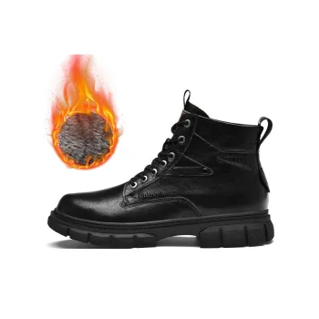 Wen Nai Short Martin Boot Men's Black