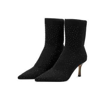 JC DAMO Ankle Boots Women's Black/Gray