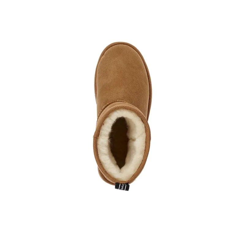 EMU Australia Short Snow Boots Women's Autumn Chestnut-3