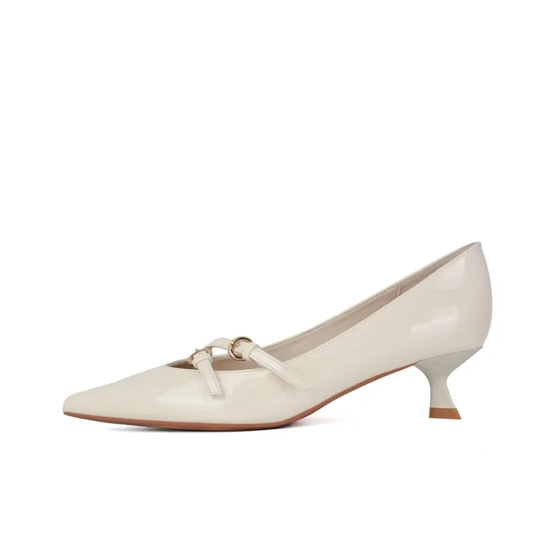 Beijiani Slim Heel High Heels 3cm Women's-4