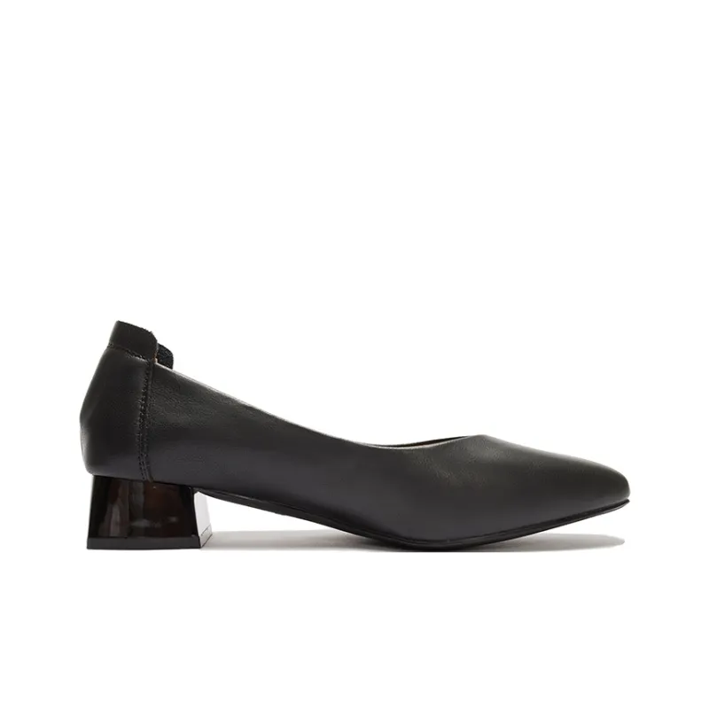 Mulinsen Chunky Heel High Heels 3.5cm Women's-1