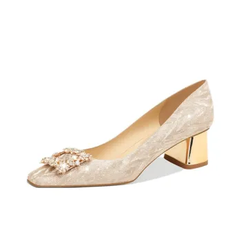 PJJUU Chunky Heel High Heels 4.5cm Women's