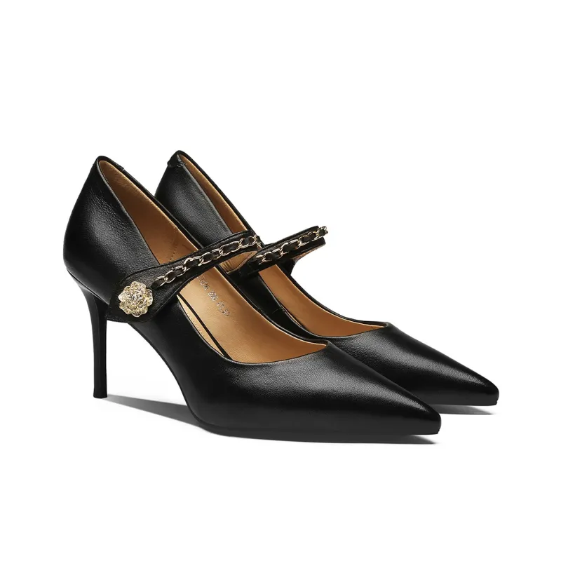 BOSSSUNWEN Slim Heel High Heels 8.5cm Women's-4