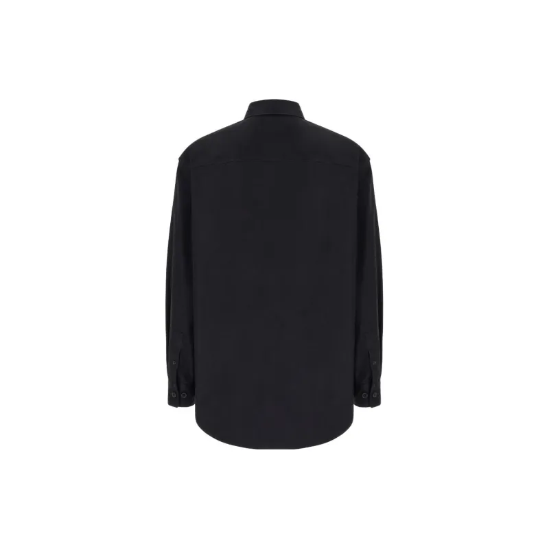 OFF WHITE Logo Embroidered Long Sleeved Shirt-1