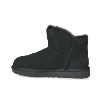 UGG Classic Mini Fluff High low Boot 'Black' Women's