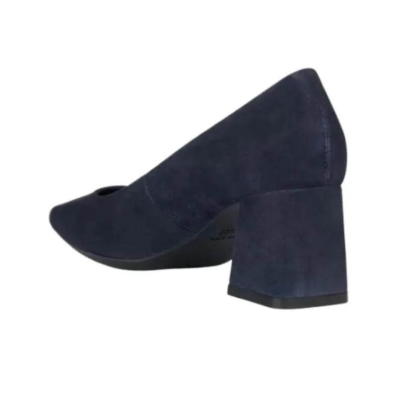 GEOX Giselda Chunky Heel High Heels 6.5cm Women's Blue-3
