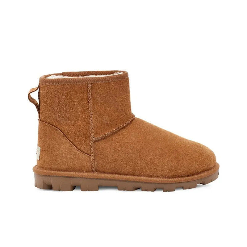 UGG Essential Mini Classic Fleece Lined Brown Women's-1