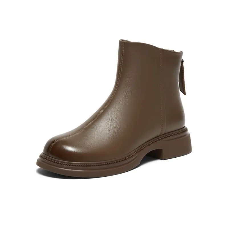 BASTO Ankle Boots Women's Solid Color-10