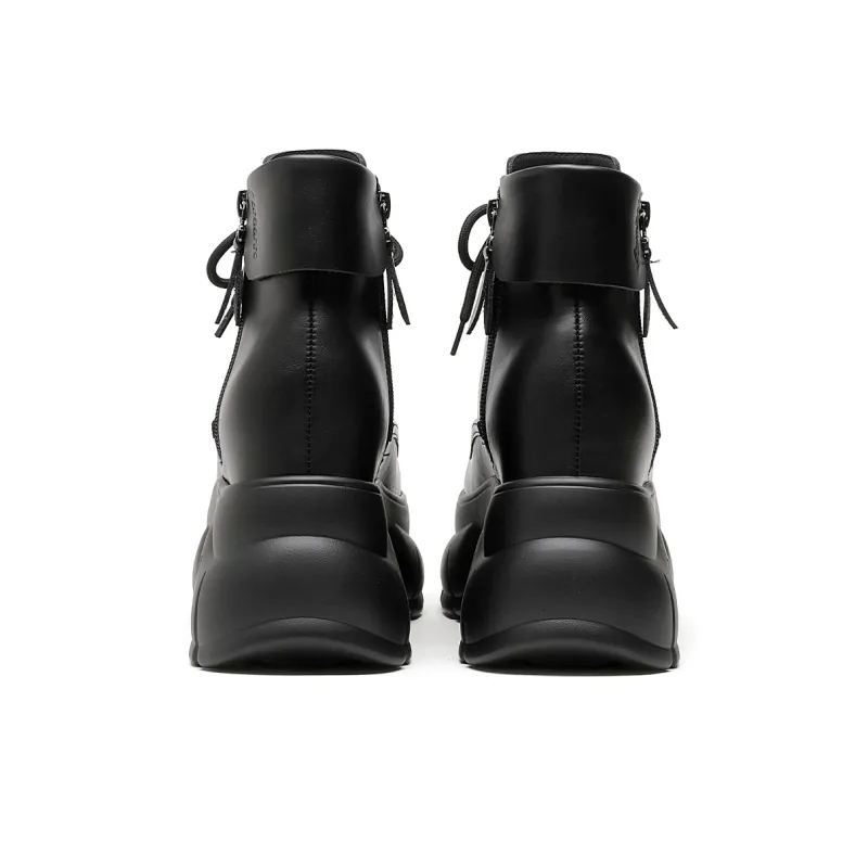 CARDANRO Small sized Sky Vegetables Ankle Boots 10cm Women's-3