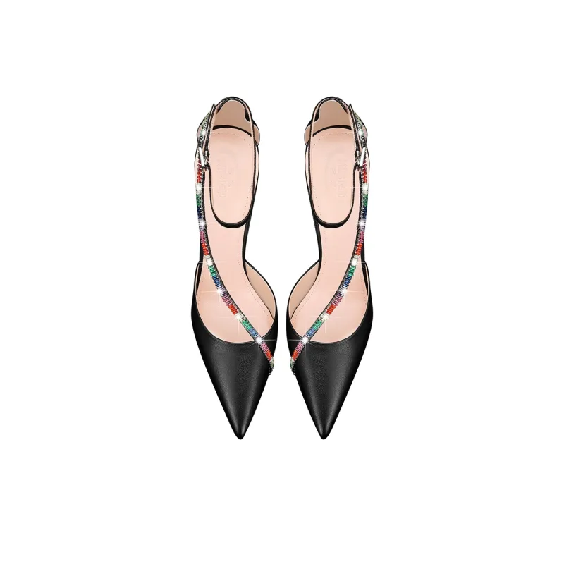 Miss Left High Heels Women's Black-3