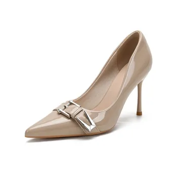 BIGTREE Slim Heel High Heels Women's