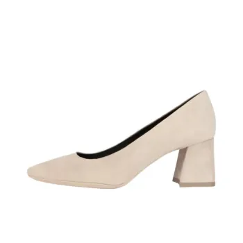 GEOX Giselda Chunky Heel High Heels 6.5cm Women's Beige