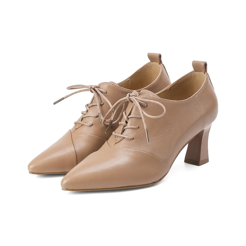 VEDULLAR Chunky Heel High Heels 6.5cm Women's-5
