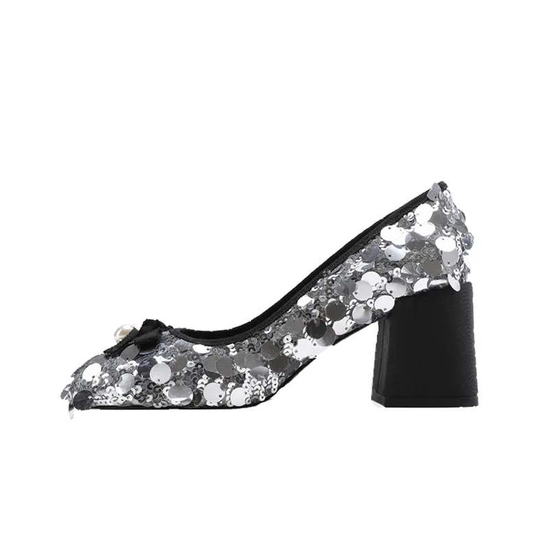 Princess & Isabel Chunky Heel High Heels Women's-0
