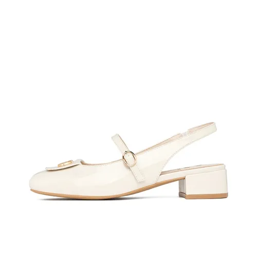 JOSINY Block Heel High Heels 4cm Women's