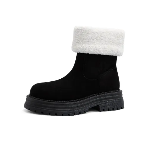 OMS Short Mid Calf Snow Boots Women's