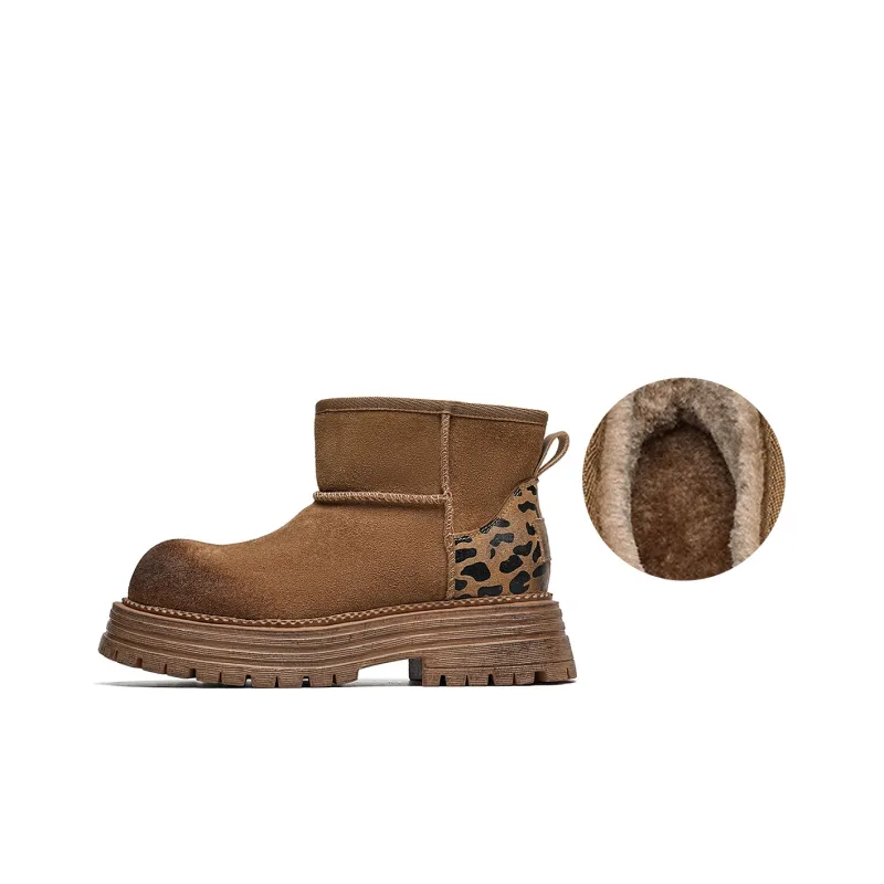 EBLAN Snow Boots Women's Yellow-0