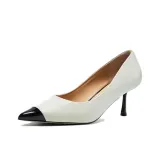 Beige White Black