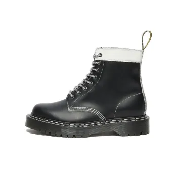 Dr.Martens 1460 Pascal Bex Leather Contrast Lace Up Boots 'Black'