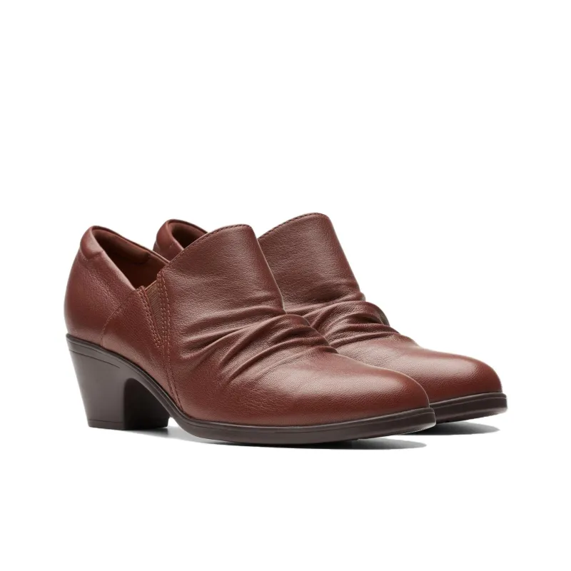 Clarks Block Heel High Heels Women's Brown-2