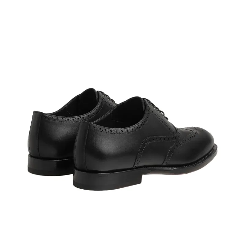 HERMES Kurt Dress Shoes Men's Black-3
