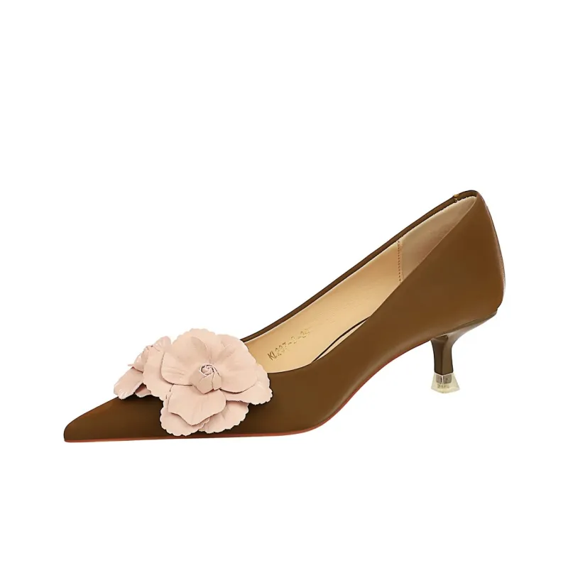 QITUMAUL Slim Heel High Heels 4.5cm Women's-10