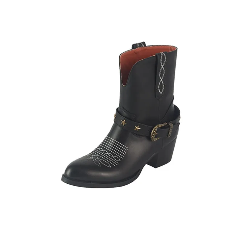 Echo&yolo Ankle Boots Women's Black-2