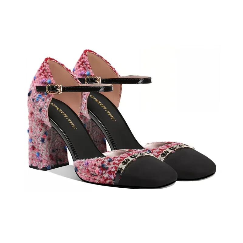 Princess & Isabel Chunky Heel High Heels 8.5cm Women's-1