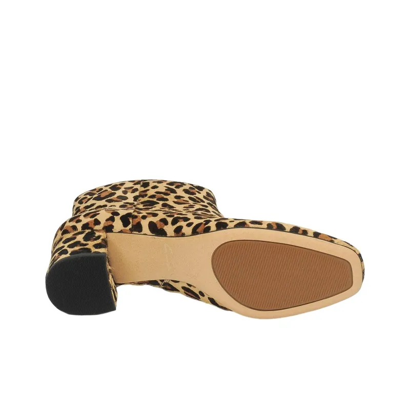 Clarks Ankle Boots Women's Leopard Print-4