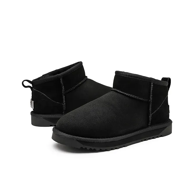 TASMAN AUS Snow Boots Unisex Black/Chestnut-3