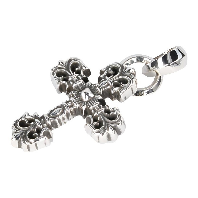 小物 CHROME HEARTS CHROME HEARTS CH cross logo Accessories cuffs SV925 Silver