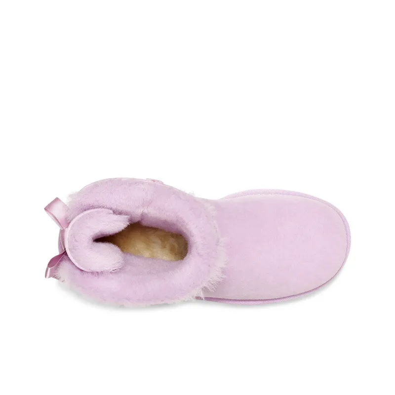 UGG Mini Bailey Bow Ii Fleece Lined Pink Purple Women's-4