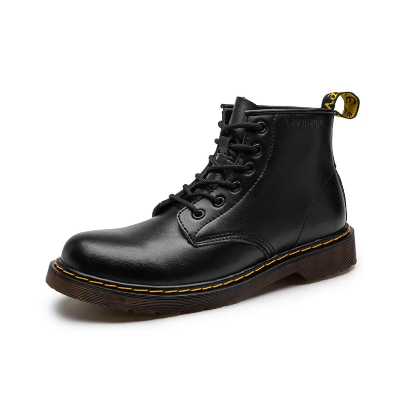 Eminu Martin Boots Unisex Brown/Burgundy-1
