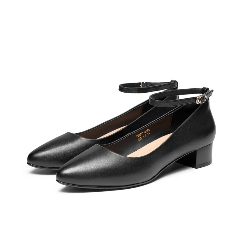 AOKANG High Heels Women's Black-9