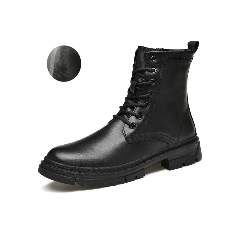 XIMO BULL Short Martin Boot Men's Black-6