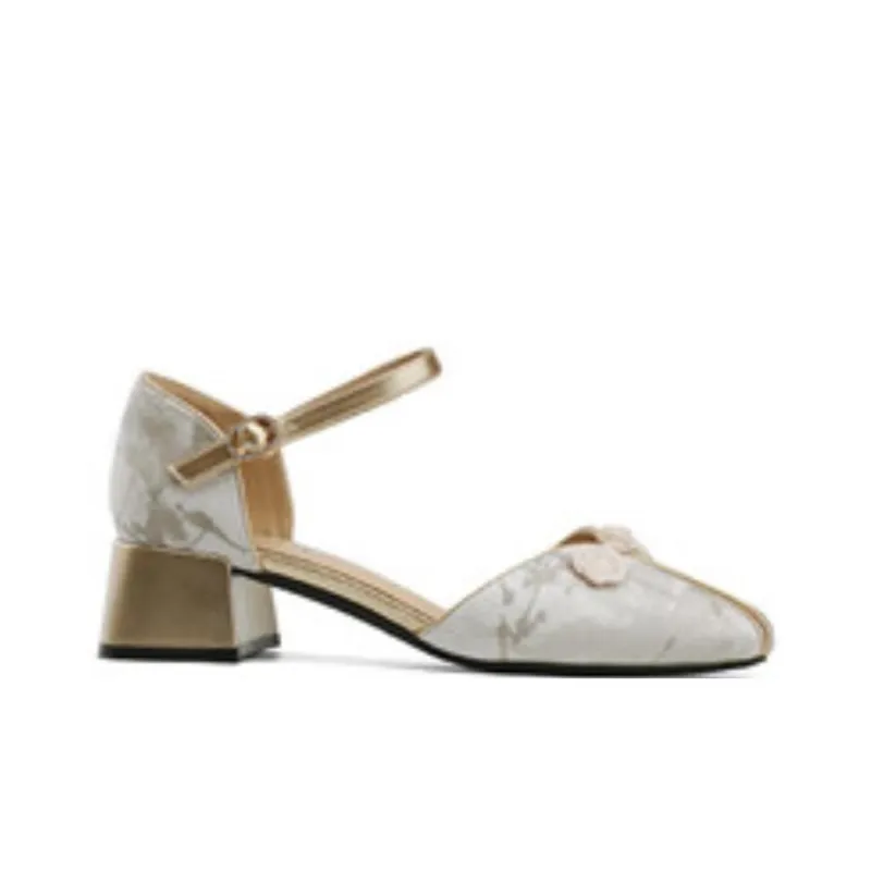 DAPHNE Chunky Heel High Heels 4.5cm Women's-1