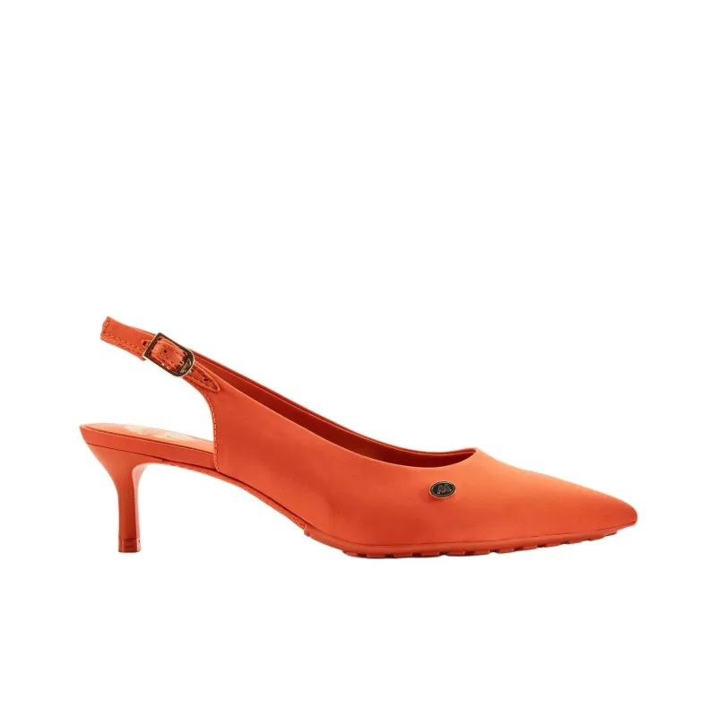 Martine Rose x Clarks Sling 2 Slim Heel High Heels 6cm Women's Orange-1