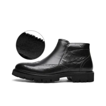 CROWN Ankle Boots Men Black