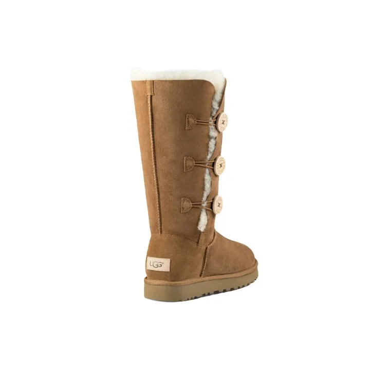 UGG Bailey Button Triplet Ii Boot Chestnut Women's-3