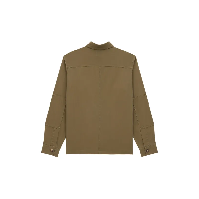 SAINT LAURENT Button Up Twill Overshirt-2