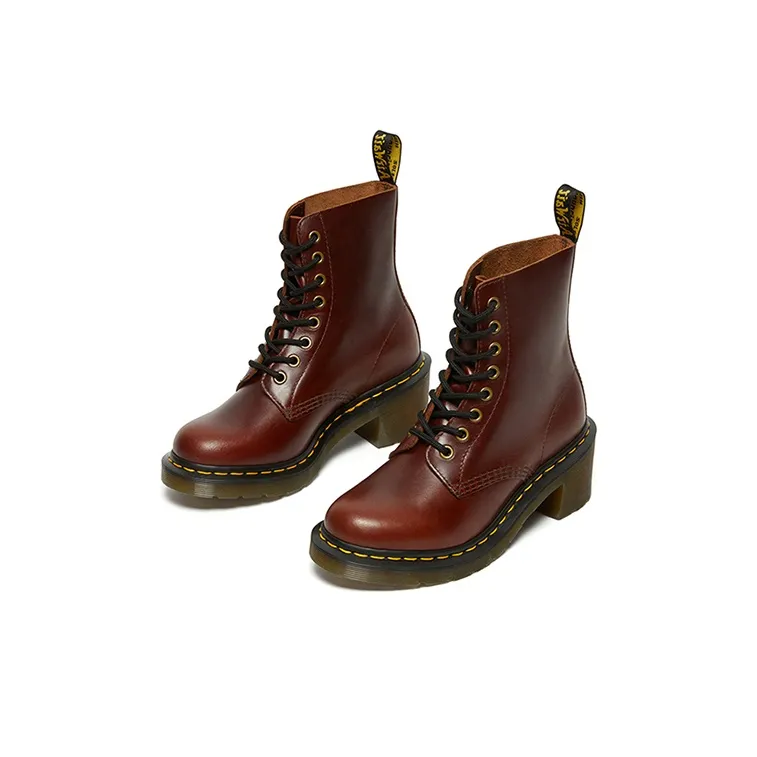 Dr.Martens Clemency Abruzzo Wp Short Martin Boot Unisex Umber-2