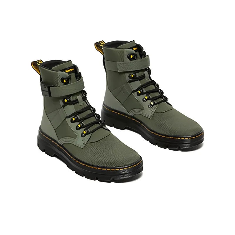 Dr.Martens Combs Tech Ii Utility Boots 'Khaki Green' Women's-1