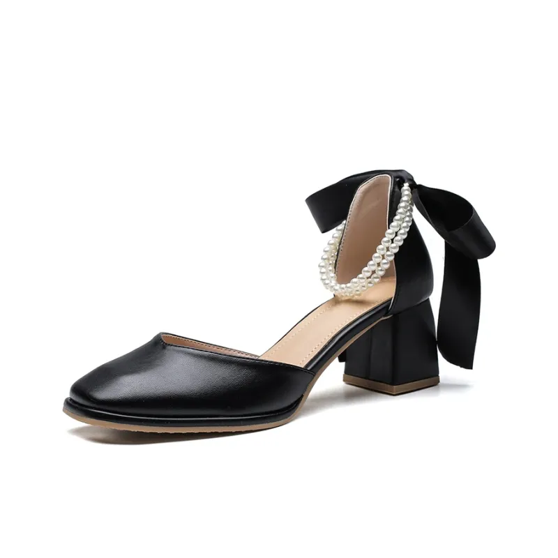 KATHRYN WILSON Block Heel High Heels 6.0cm Women's-5