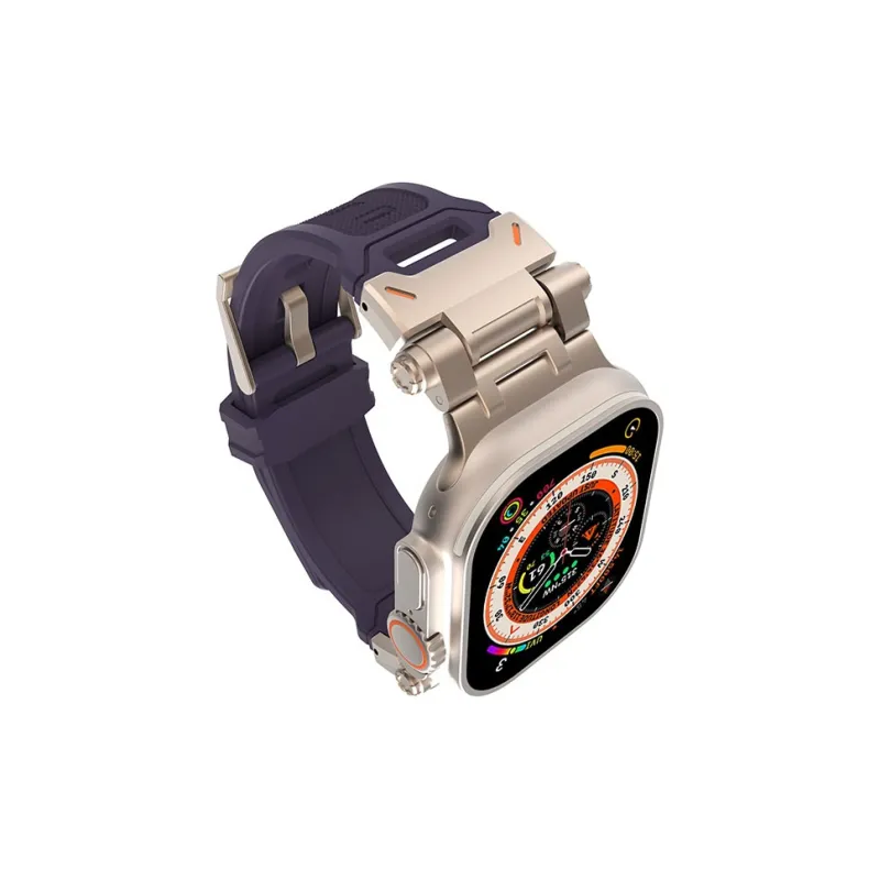 ZHENGGUANG Watch Band Apple Compatibility 41mm Silicone Material-2