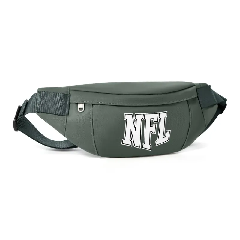 NFL Fabric Waist Bag Chest Bag Tubas Unisex Army Green-2