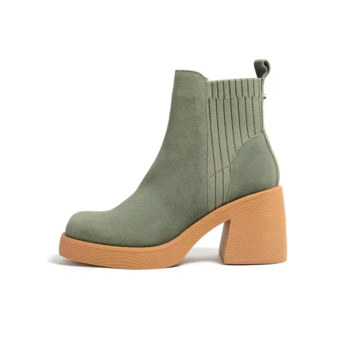 constituci MADDEN Ankle Boots 8.2cm Women's Green